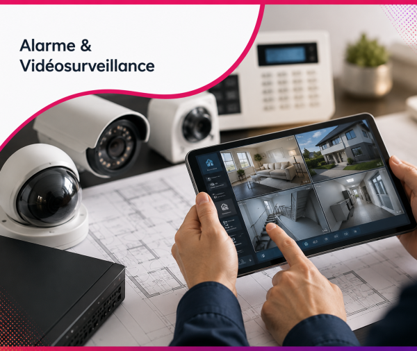 Pack Alarme & Vidéosurveillance – Solution digitale et stratégie de visibilité pour les professionnels de la sécurité – Roos Jordan Agency