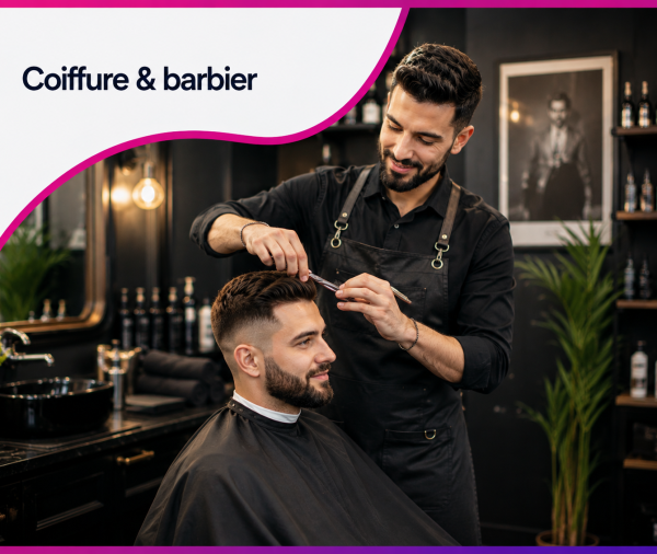 Pack Métier Coiffure & Barbier – Stratégie digitale et développement pour les salons de coiffure et barbiers – Roos Jordan Agency