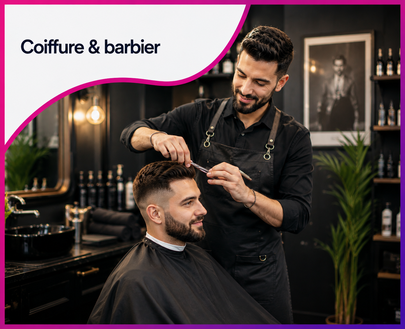 Pack Métier Coiffure & Barbier – Stratégie digitale et développement pour les salons de coiffure et barbiers – Roos Jordan Agency