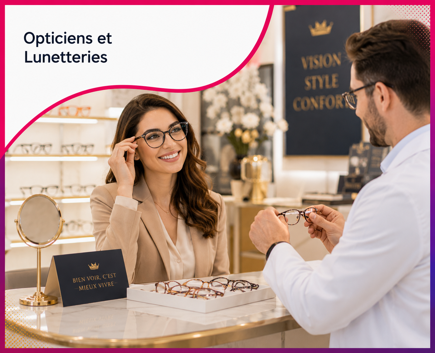 Pack Métier Opticiens & Lunetteries – Stratégie digitale et développement pour les professionnels de l'optique – Roos Jordan Agency